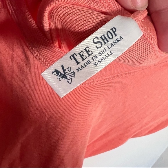 Tee Shop V-Neck Mini T-Shirt Dress Light Pink - Picture 9 of 10